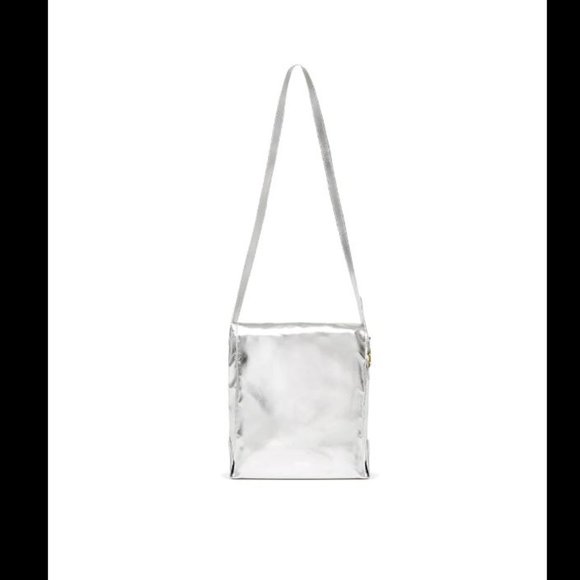 Metallic Silver Crossbody Bag - Picture 9 of 9